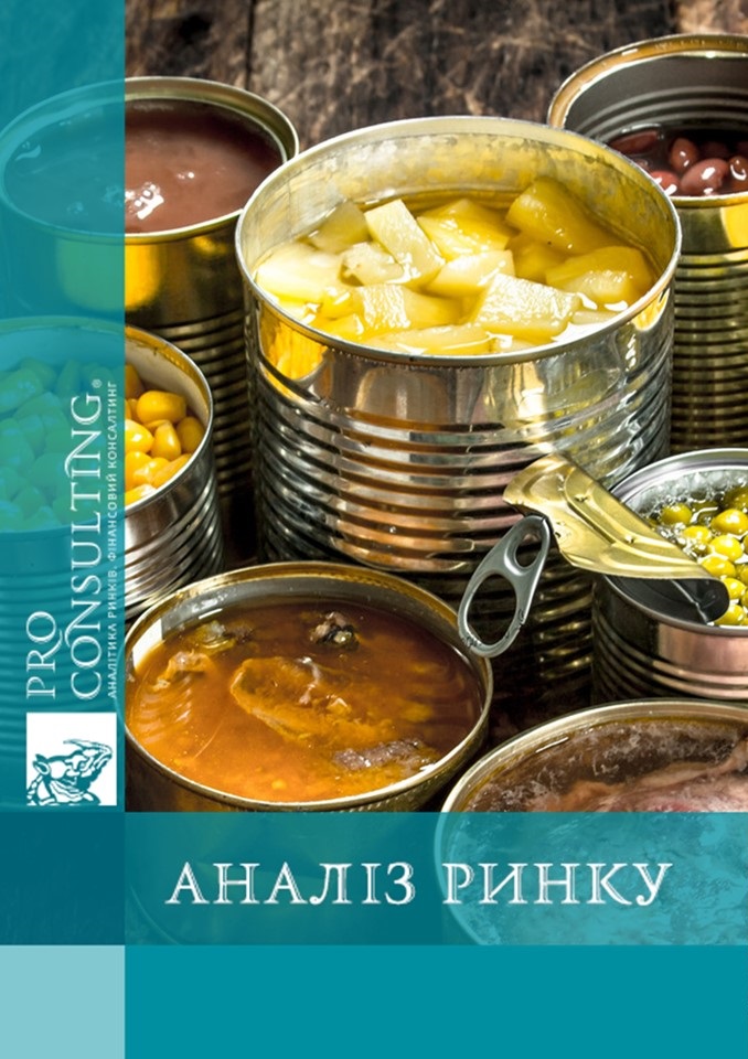 Аналіз ринку консервованих продуктів в Україні. 2024 рік